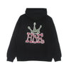 HUF Felpa Cappuccio Donna Huf Crown Po Hoodie Black da donna