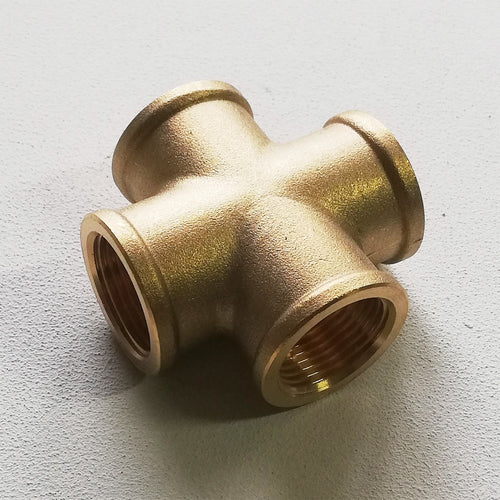 Croce a 4 lati da 1/2 F in ottone