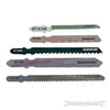 Lame per seghetto alternativo Silverline 10 pezzi legno metallo freeshipping - Eternal Brico