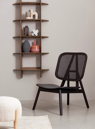 Mensola "West Wood" struttura in legno di mango per interno