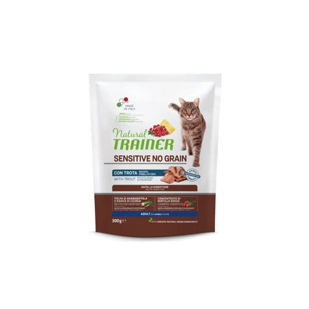 Natural Trainer No Grain mangime secco Gatti Adult trota