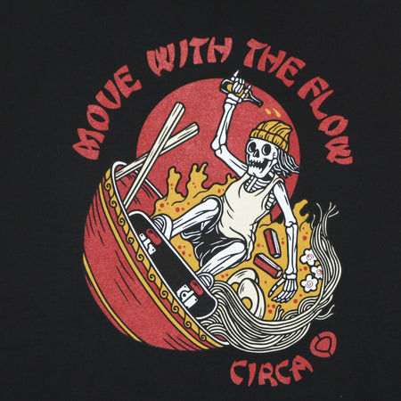 C1RCA Felpa Cappuccio Uomo Flow Hood with Lighter Black da uomo