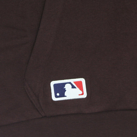 NEW ERA Felpa Cappuccio Uomo Mlb Seasonal Team Logo Hoodie Bosred Maroon da uomo
