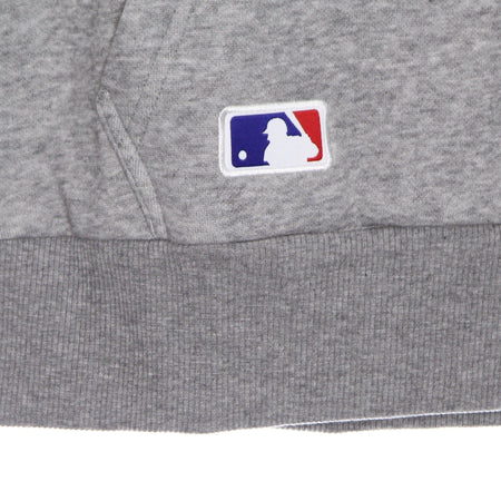NEW ERA Felpa Cappuccio Uomo Mlb Team Logo Hoodie Neyyan Light Grey Heather da uomo