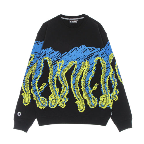 OCTOPUS Felpa Leggera Girocollo Uomo Draft Crewneck Black da uomo