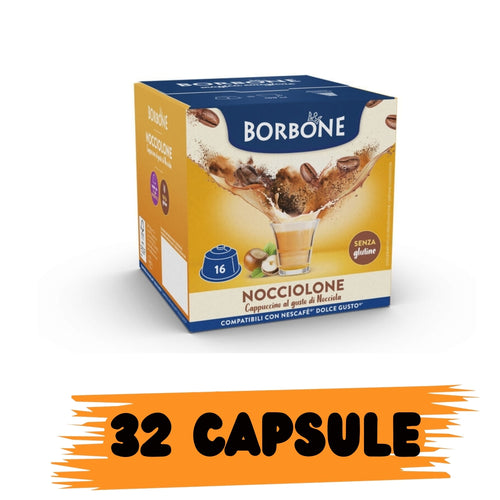 Borbone Box Capsule Comp. Dolce Gusto Nocciolone 32