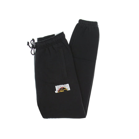 JORDAN Pantalone Tuta Felpato Uomo Sport Dna Hbr Fleece Pant Black/white da uomo