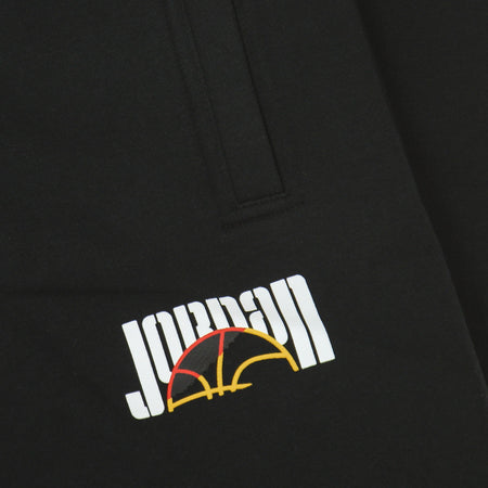 JORDAN Pantalone Tuta Felpato Uomo Sport Dna Hbr Fleece Pant Black/white da uomo
