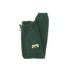 JORDAN Pantalone Tuta Felpato Uomo Sport Dna Hbr Fleece Pant Noble Green/black da uomo