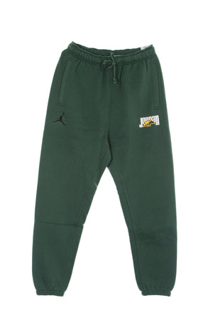 JORDAN Pantalone Tuta Felpato Uomo Sport Dna Hbr Fleece Pant Noble Green/black da uomo