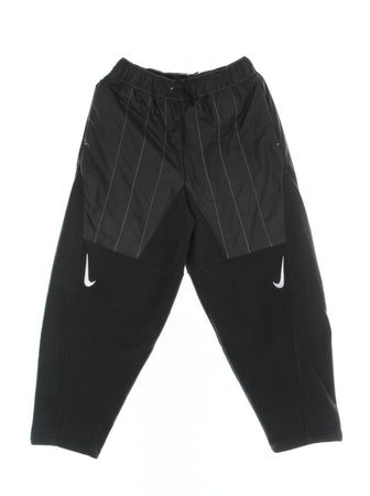 Nike Pantalone Tuta Felpato Donna W Swoosh Plush Gx Hr Pant Black/white da donna