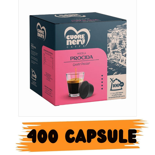 Cuore Nero Capsule Comp. Dolce Gusto Procida 400pz