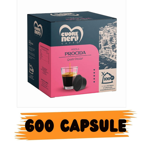 Cuore Nero Capsule Comp. Dolce Gusto Procida 600pz