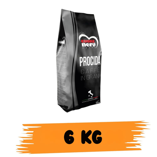 Cuore Nero Caffè In Grani Miscela Procida 6 kg