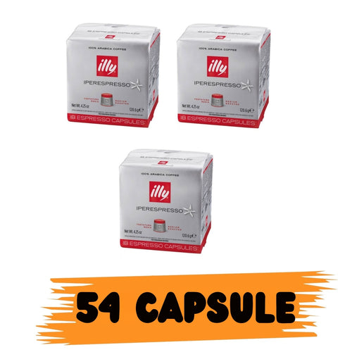 ILLY IPERESPRESSO CLASSICO – Caffè Tostato in Capsule per Macchine Iperespresso - 54 pz