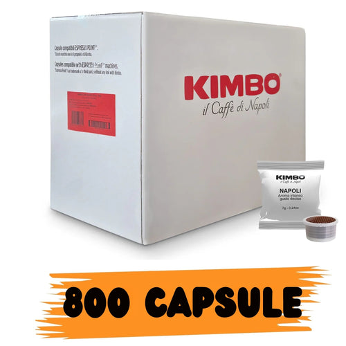 Capsule Caffè Kimbo miscela Napoli compatibili Espresso Point 800 capsule