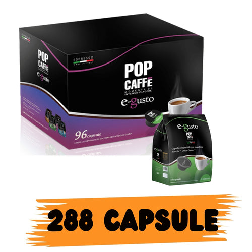 Pop Caffè Cremoso Box Capsule Comp. Nescafè Dolce Gusto 288 pz