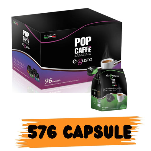 Pop Caffè Cremoso Box Capsule Comp. Nescafè Dolce Gusto 576 pz