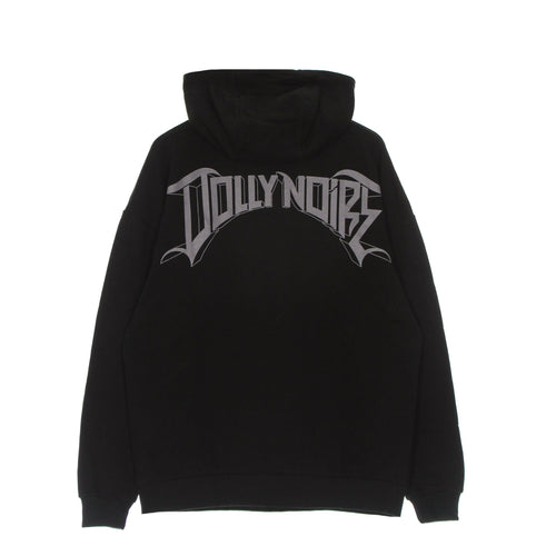 DOLLY NOIRE Felpa Leggera Cappuccio Uomo Lettering 3d Hoodie Over Black da uomo