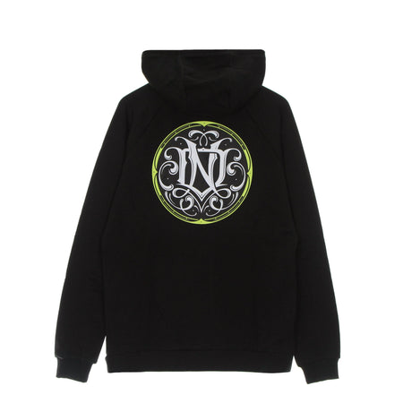 DOLLY NOIRE Felpa Leggera Cappuccio Uomo Monogramma Hoodie Black da uomo