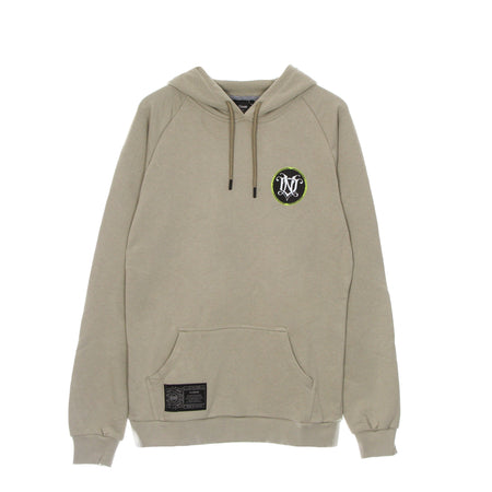 DOLLY NOIRE Felpa Leggera Cappuccio Uomo Monogramma Hoodie Beige da uomo