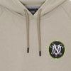DOLLY NOIRE Felpa Leggera Cappuccio Uomo Monogramma Hoodie Beige da uomo