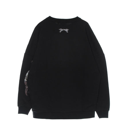 DOLLY NOIRE Felpa Leggera Girocollo Uomo Gufo Reale Crewneck Black da uomo