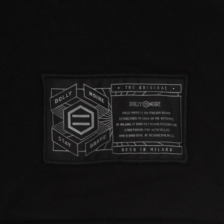 DOLLY NOIRE Felpa Leggera Girocollo Uomo Gufo Reale Crewneck Black da uomo