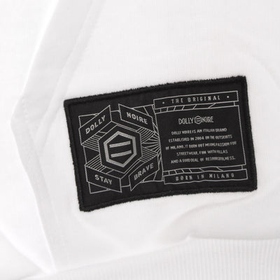 DOLLY NOIRE Felpa Leggera Cappuccio Uomo Lettering 3d Over Hoodie White da uomo