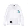 DOLLY NOIRE Felpa Leggera Cappuccio Uomo Lettering 3d Over Hoodie White da uomo