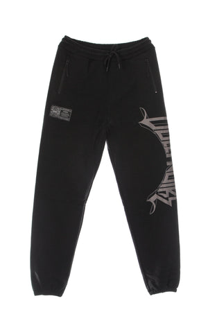 DOLLY NOIRE Pantalone Tuta Leggero Uomo Lettering 3d Sweatpants Black da uomo
