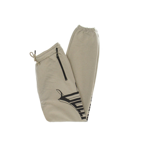 DOLLY NOIRE Pantalone Tuta Leggero Uomo Lettering 3d Sweatpants Grey da uomo