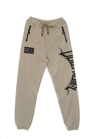 DOLLY NOIRE Pantalone Tuta Leggero Uomo Lettering 3d Sweatpants Grey da uomo