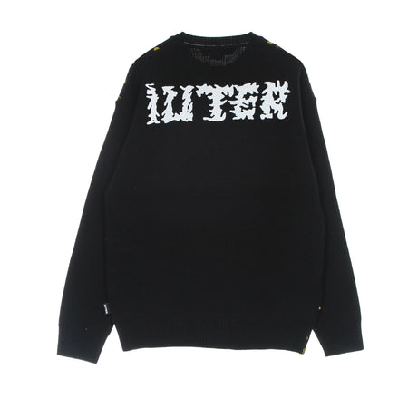 IUTER Maglione Uomo Possessed Jumper Black da uomo