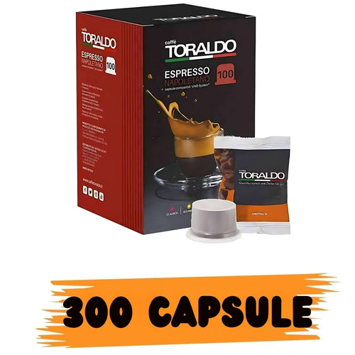 Caffè Toraldo Miscela Cremosa 300 Capsule Compatibili Uno System