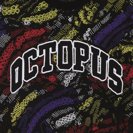 OCTOPUS Maglietta Uomo Deco Tee Black da uomo