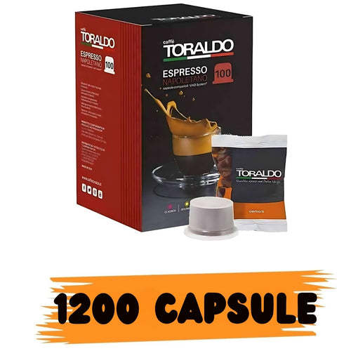 Caffè Toraldo Miscela Cremosa 1200 Capsule Compatibili Uno System