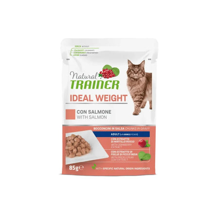 Natural Trainer Light in Fat umido Gatti Adult salmone 85 gr