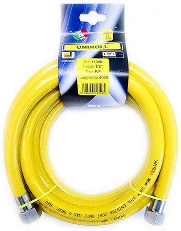 Tubo flessibile gas 1/2 FF inox Uniroll a norma EN 15266