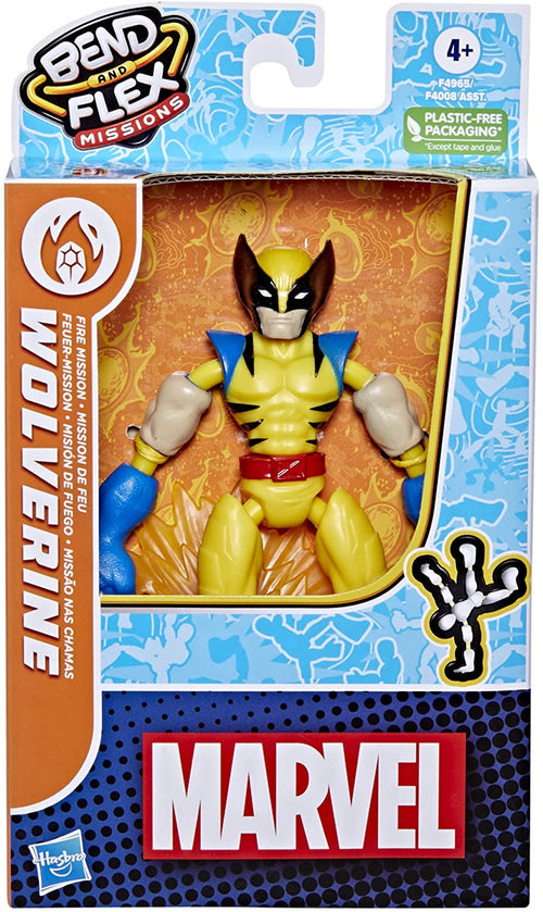 Avengers Bend And Flex Missions Action Figure di Wolverine