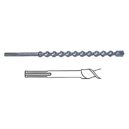 PUNTA ELICOIDALE ATTACCO SDS - MAX MM 32 X 570 - DF 500532