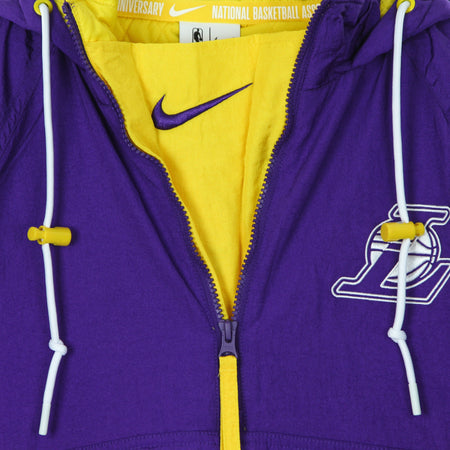 NIKE NBA Giubbotto Uomo Nba Courtside Premium Jacket Loslak Field Purple/amarillo/white da uomo