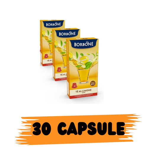 Caffe' Borbone Box Capsule Nespresso Infuso The al Limone 30pz