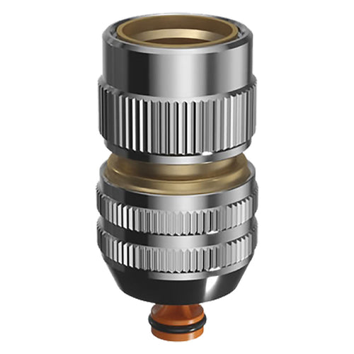 RACCORDO RAPIDO AQUASTOP IN METALLO 'Art. 9611' - 1/2'-5/8' blister claber