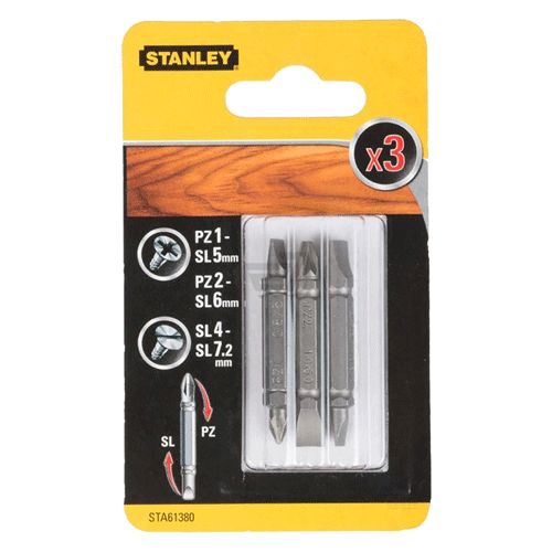 INSERTI PER AVVITATORI DOPPIA FUNZIONE IN SET PH1-SL5/PH2-SL6/PZ1-2 mm 86 (3pz)