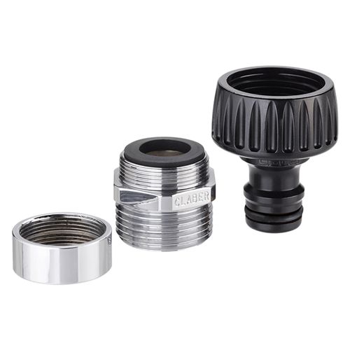CLABER  8597 -ATTACCO A RUBINETTO 'METAL'- 3/4' blister - DF - 6155054