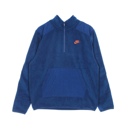 Nike Felpa Collo Alto Uomo Style Essential Halz Zip Winter Jacket Court Blue/orange da uomo