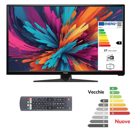 TV 32″ GR32S1470 HD Ready LED HDR10 WebOs 2.0 Central Stand+Omega Staffa Tv Outv200b27 44239 14 -42 Max 25 Kg