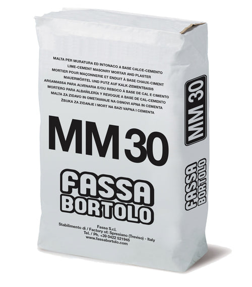 Fassa MM30 25kg di malta premiscelata per murare e intonacare