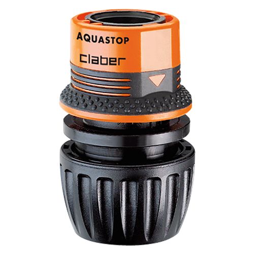 RACCORDO RAPIDO AQUASTOP UNIVERSALE 'Art.8549' - 1/2'-5/8'-3/4' blister  claber